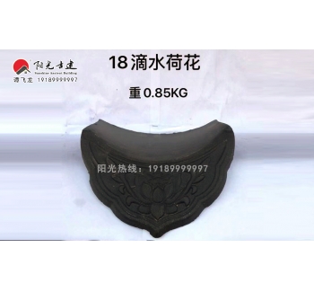 18荷花滴水